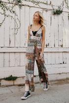 Margarita Patchwork Jumpsuit By Free People